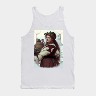 Retro Victorian Holidays Tank Top